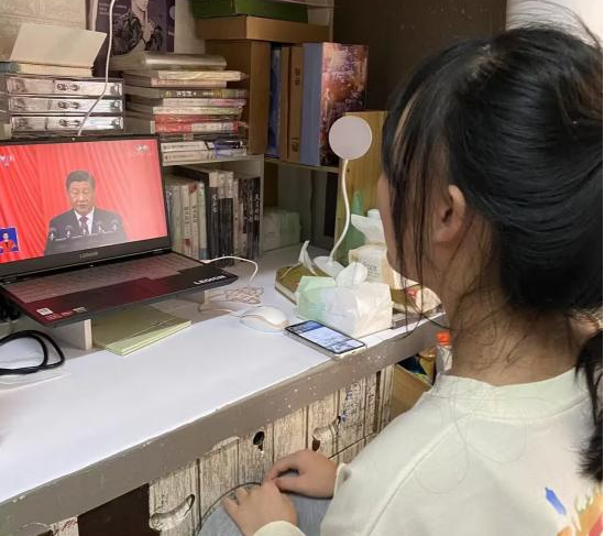 我校团委开展二十大系列学习活动 我校团委开展二十大系列学习活动