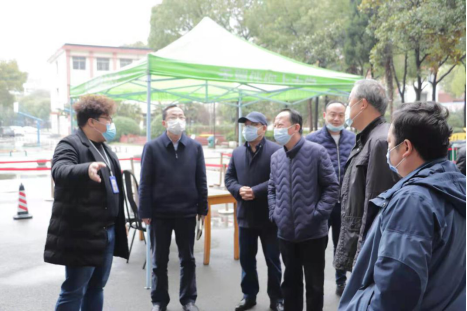 洪山区领导干部莅临WilliamHill官网开展联系“七个一”重点工作 洪山区领导干部莅临WilliamHill官网开展联系“七个一”重点工作
